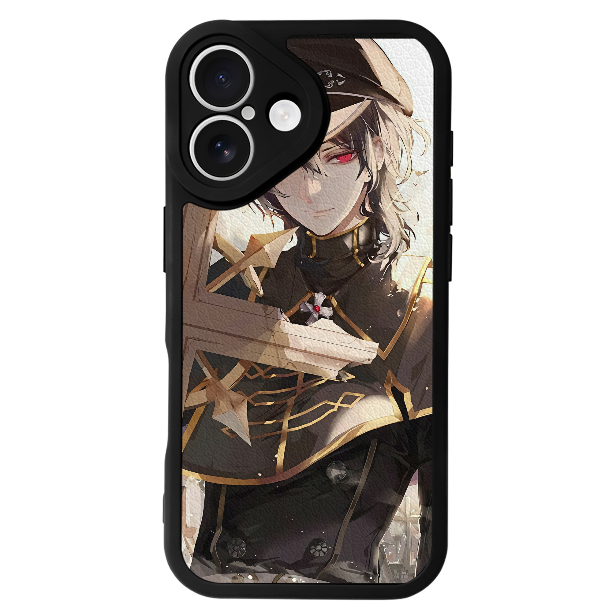 （画像用） 刀剣乱舞 Touken Ranbu 【iPhone 16シリーズ対応】シリコンスマホケース（レザー調） 材質：シリコン